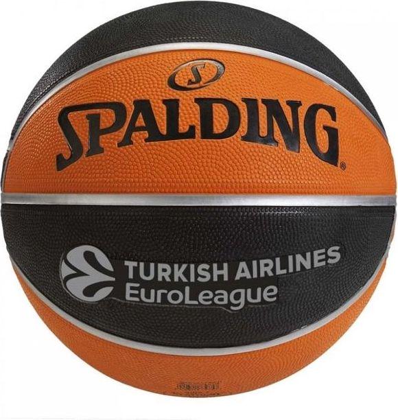 Баскетбольный мяч Spalding EUROLEAGUE TF-150 р. 5 Оранжево-черный (84508Z)