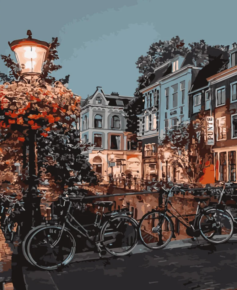 Картина по номерам Strateg Велосипедная прогулка 40x50 см (GS447)