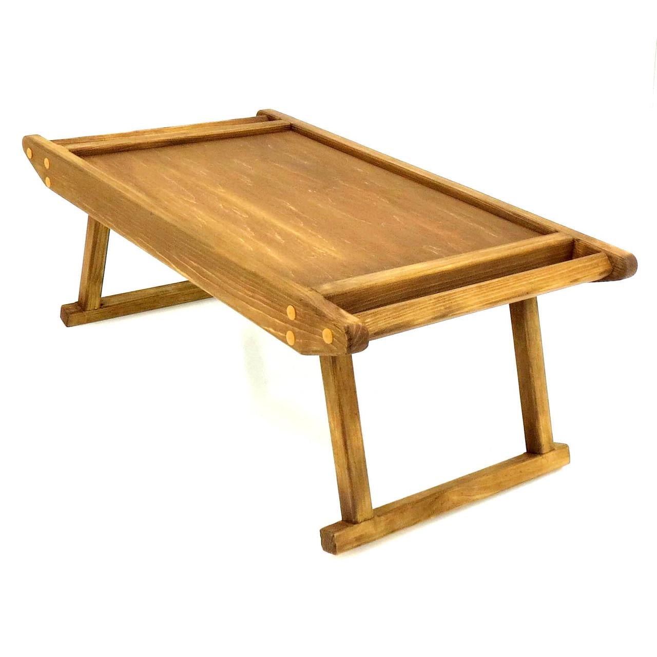 Столик-поднос для завтрака из дерева Гавайи Мускат (СТП-003207)