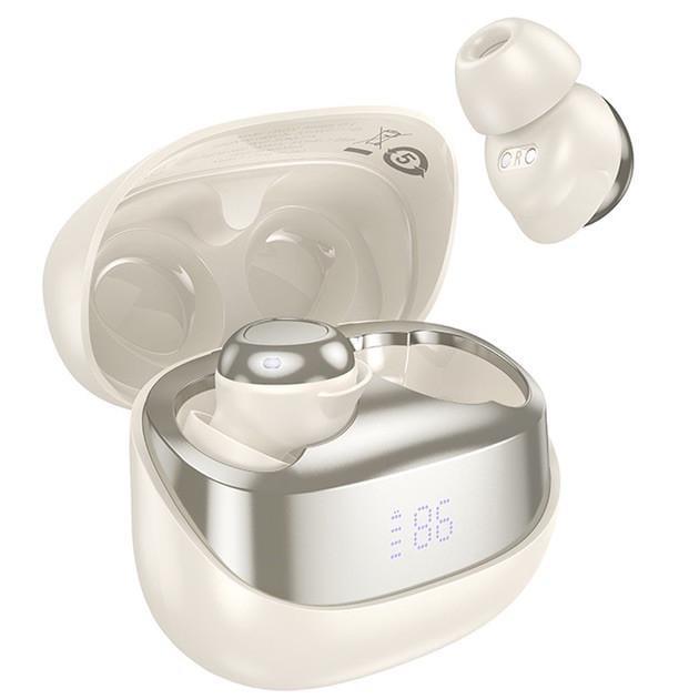 Наушники беспроводные Hoco EW200 Elegant TWS Bluetooth 5,3 с индикатором заряда батареи Milky White (2670605680)