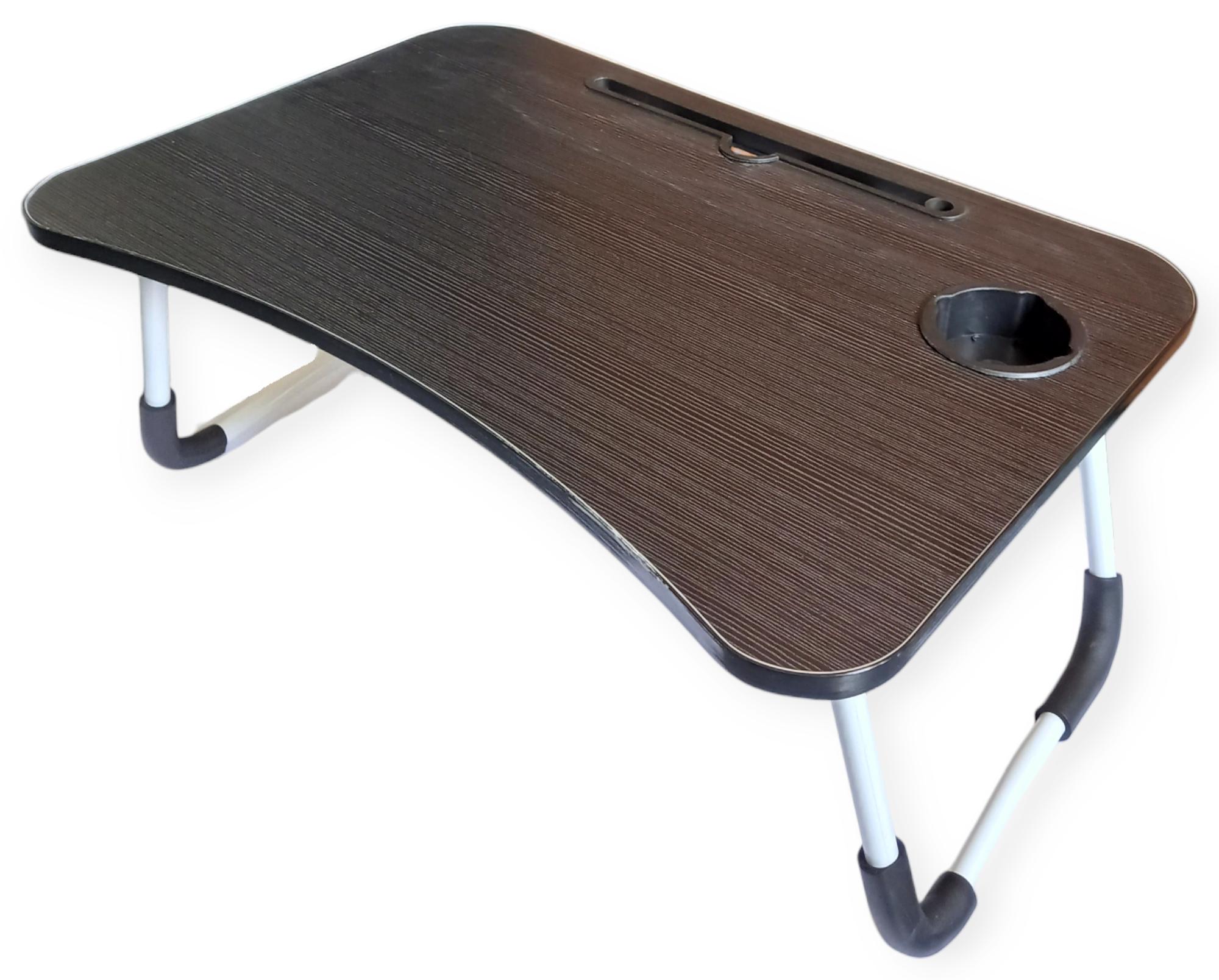 Столик для ноутбука/планшета деревянный складной переносной с подставкой под стакан - фото 5 Столик для ноутбука/планшета деревянный складной переносной с подставкой под стакан - фото 5