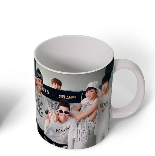 Чашка BTS Керамическая 330 мл Белый (252199852)