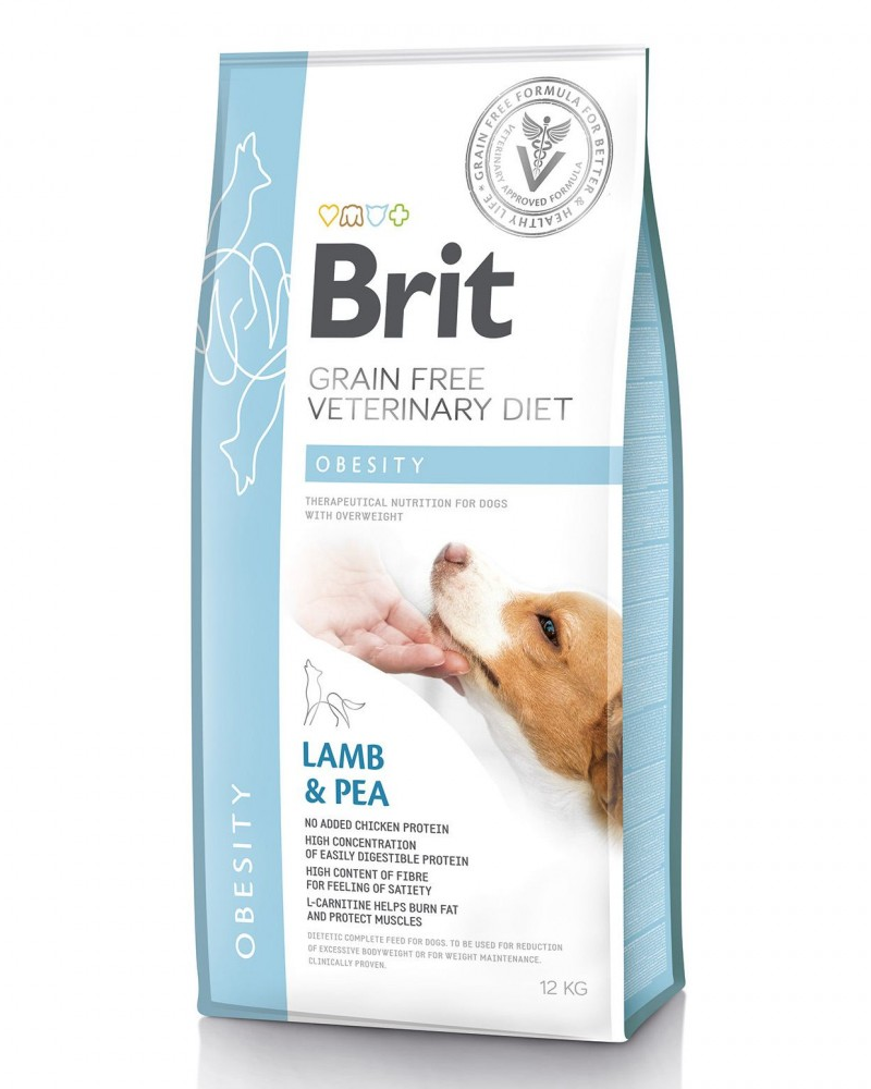 Корм сухий для дорослих собак Brit VetDiets при надмірній вазі з ягнятиною/індичкою та горохом 12 кг Корм сухий для дорослих собак Brit VetDiets при надмірній вазі з ягнятиною/індичкою та горохом 12 кг