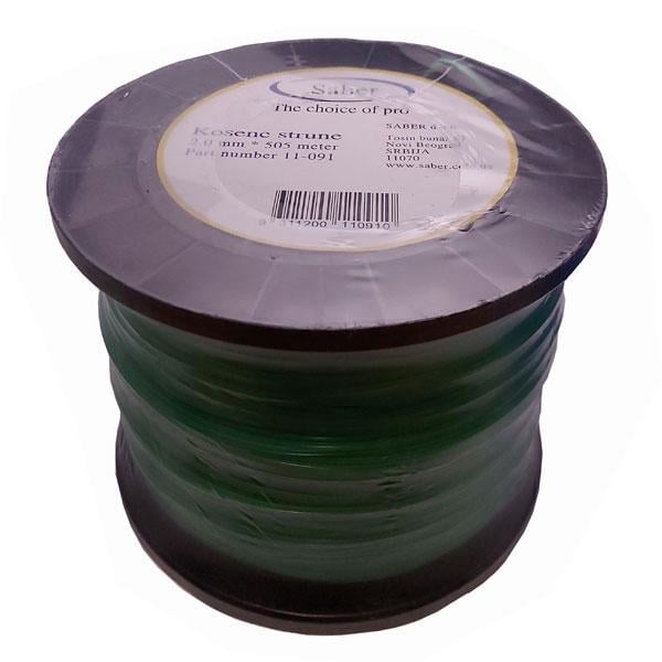 Волосінь для мотокоси 11-091 зірка 2,0 мм бухта 505 м (14507734)