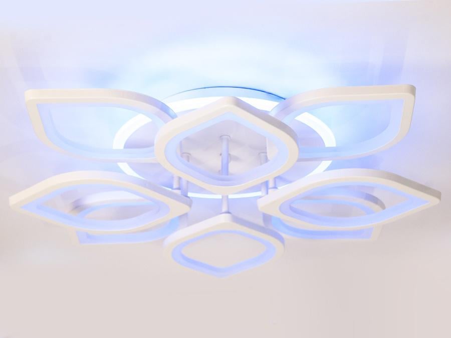 Люстра потолочная Octav с диммером и LED подсветкой 145 Вт (S8073/4+4 ВтH LED)