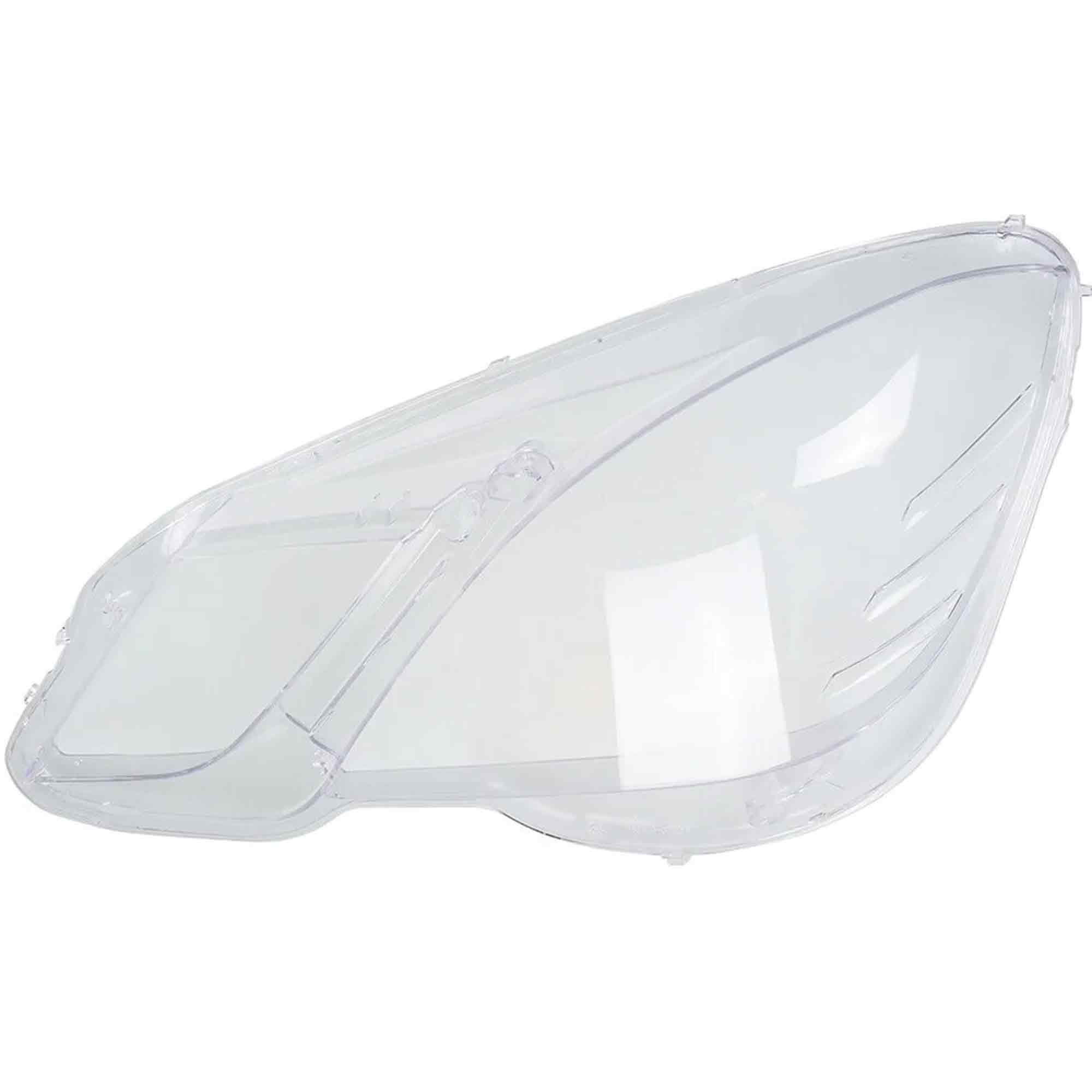 Стекло фары Mercedes-Benz E-Class W212 2009-2013 дорест левое (Mercedes-glass-29L)