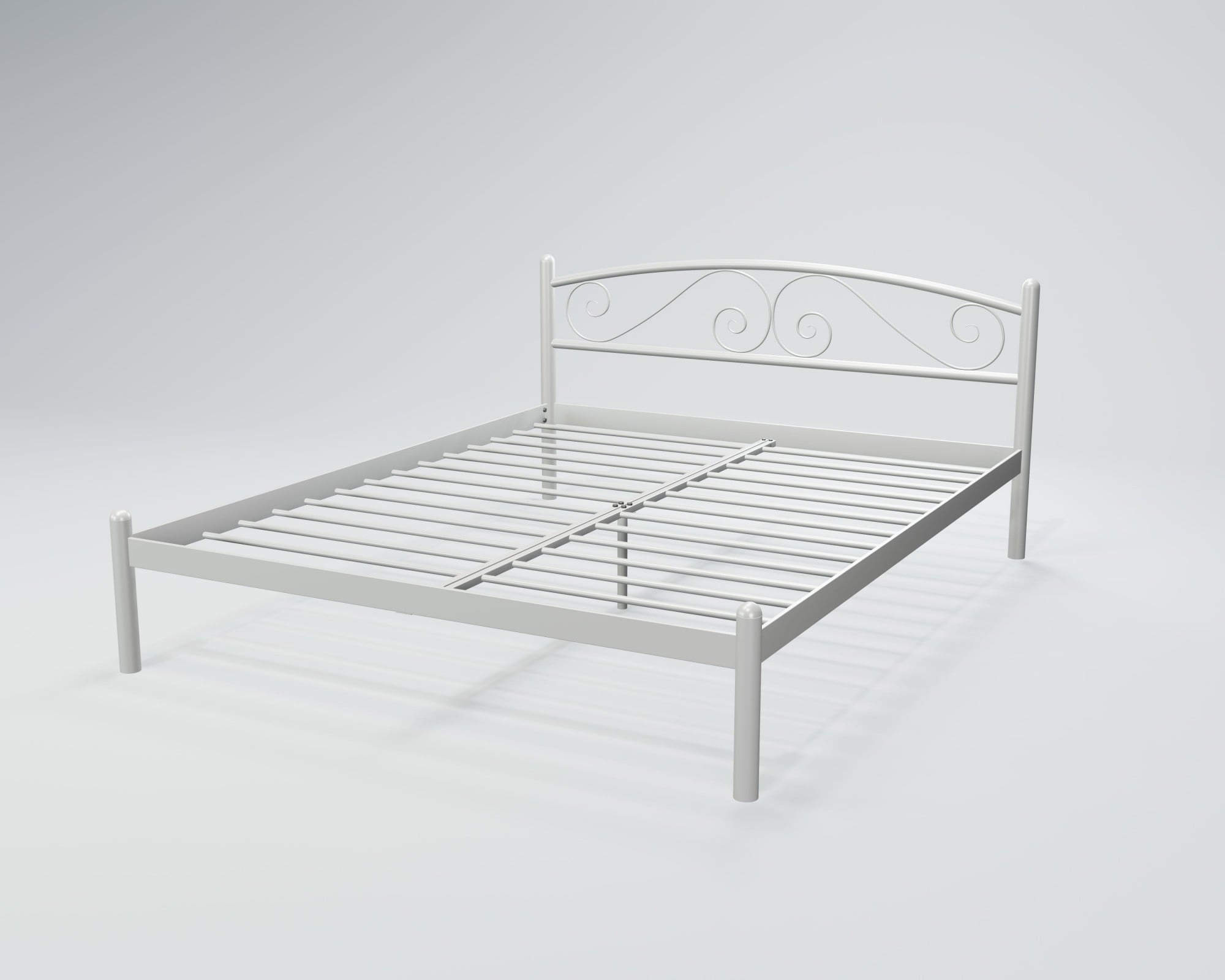 Кровать двуспальная BNB ViolaDesign 180х200 см Белый (r2_ten_0296)