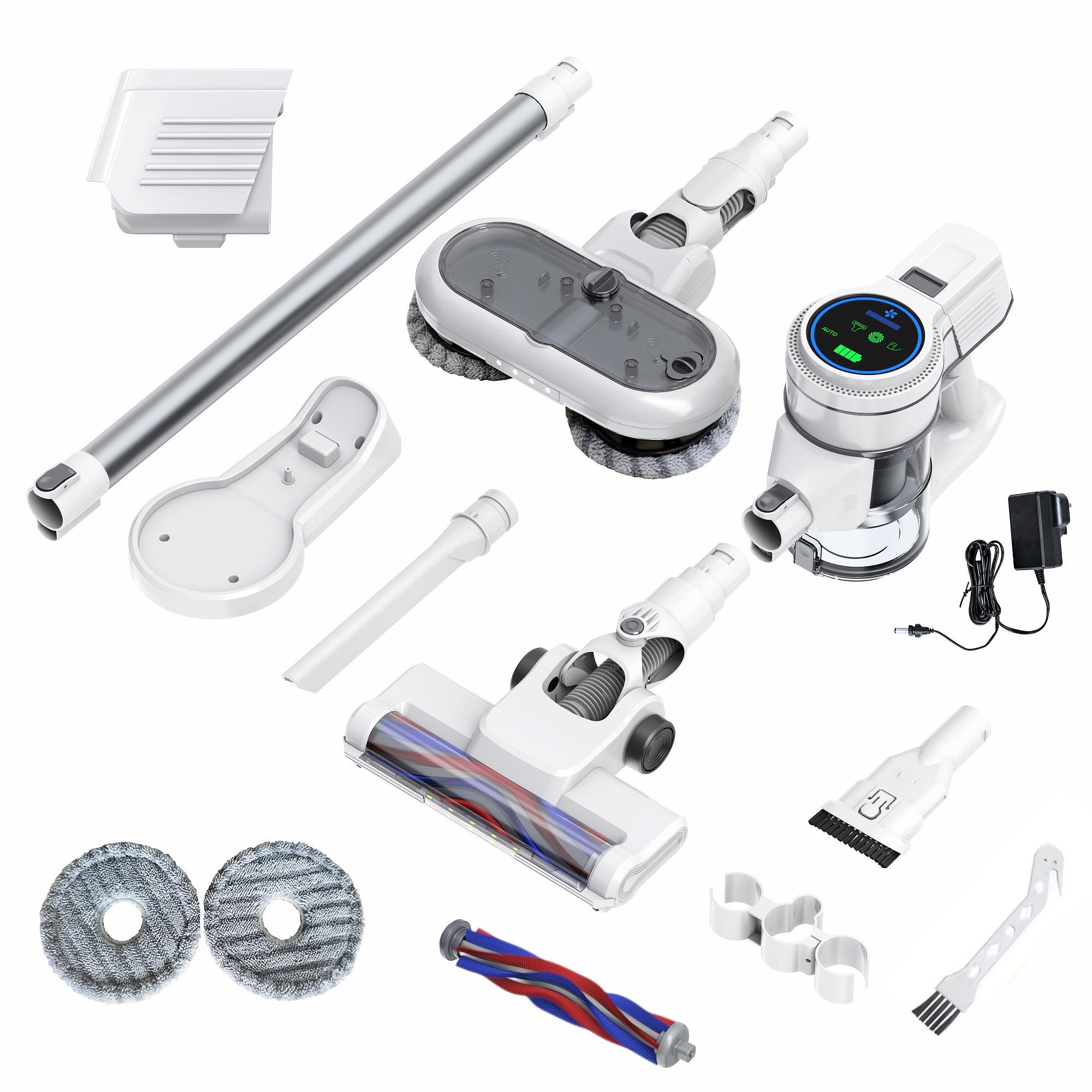 Аккумуляторный пылесос Adler AD 7064 2в1 для сухой и влажной уборки - фото 2