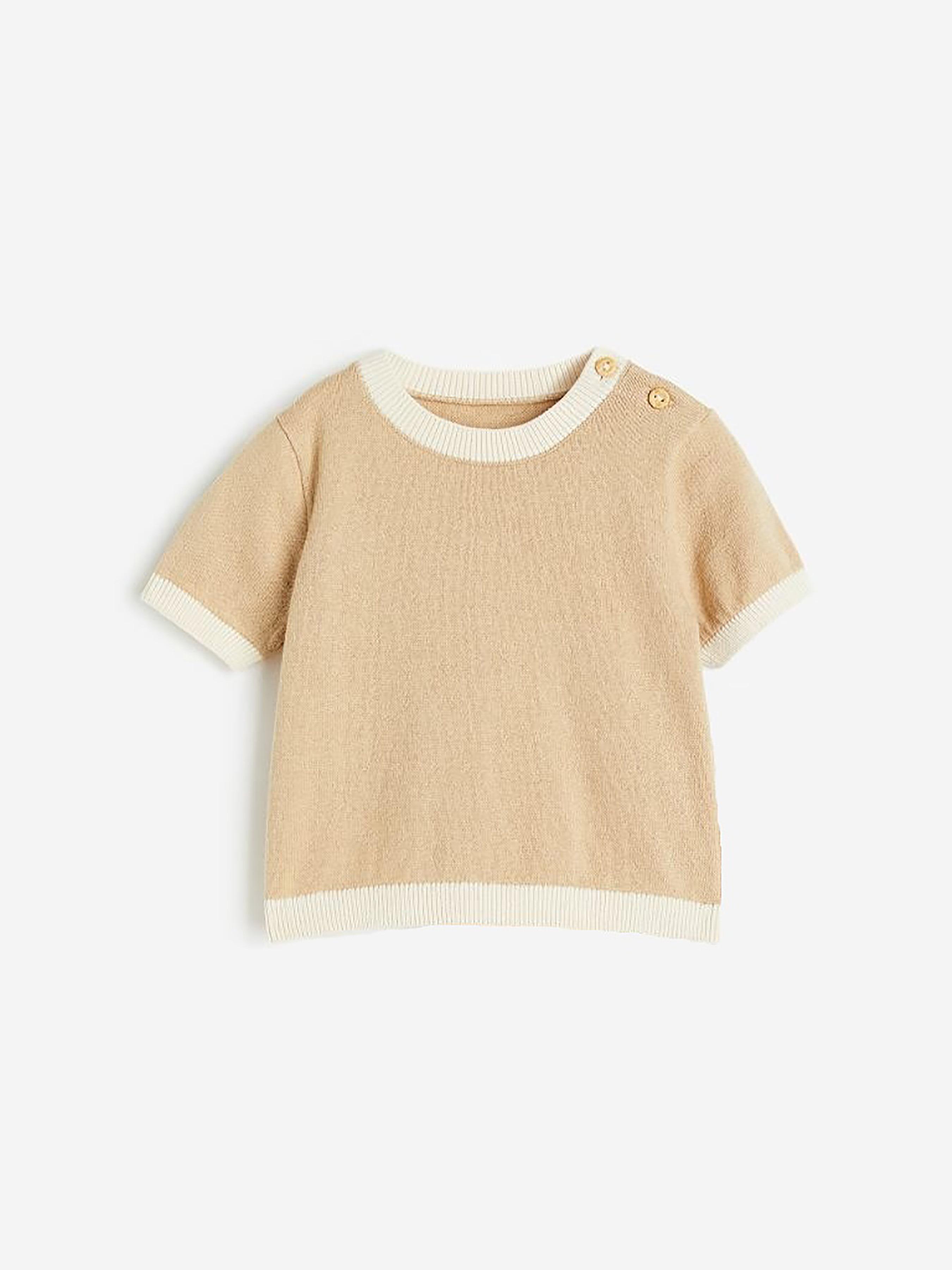 Футболка H&M 86 см Бежевий (A18121136829) Футболка H&M 86 см Бежевий (A18121136829)