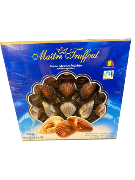 Конфеты шоколадные Maitre Truffout Дары моря с ореховой начинкой 250 г Конфеты шоколадные Maitre Truffout Дары моря с ореховой начинкой 250 г