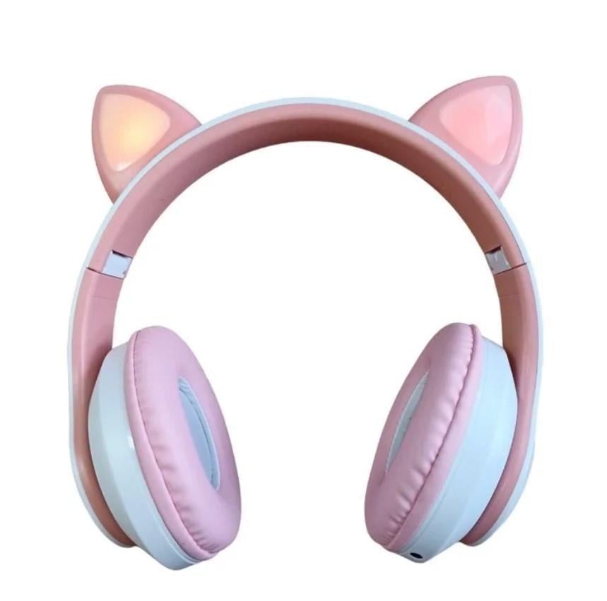 Наушники беспроводные Cat VZV-28M 9043 Bluetooth Розовый (595934)