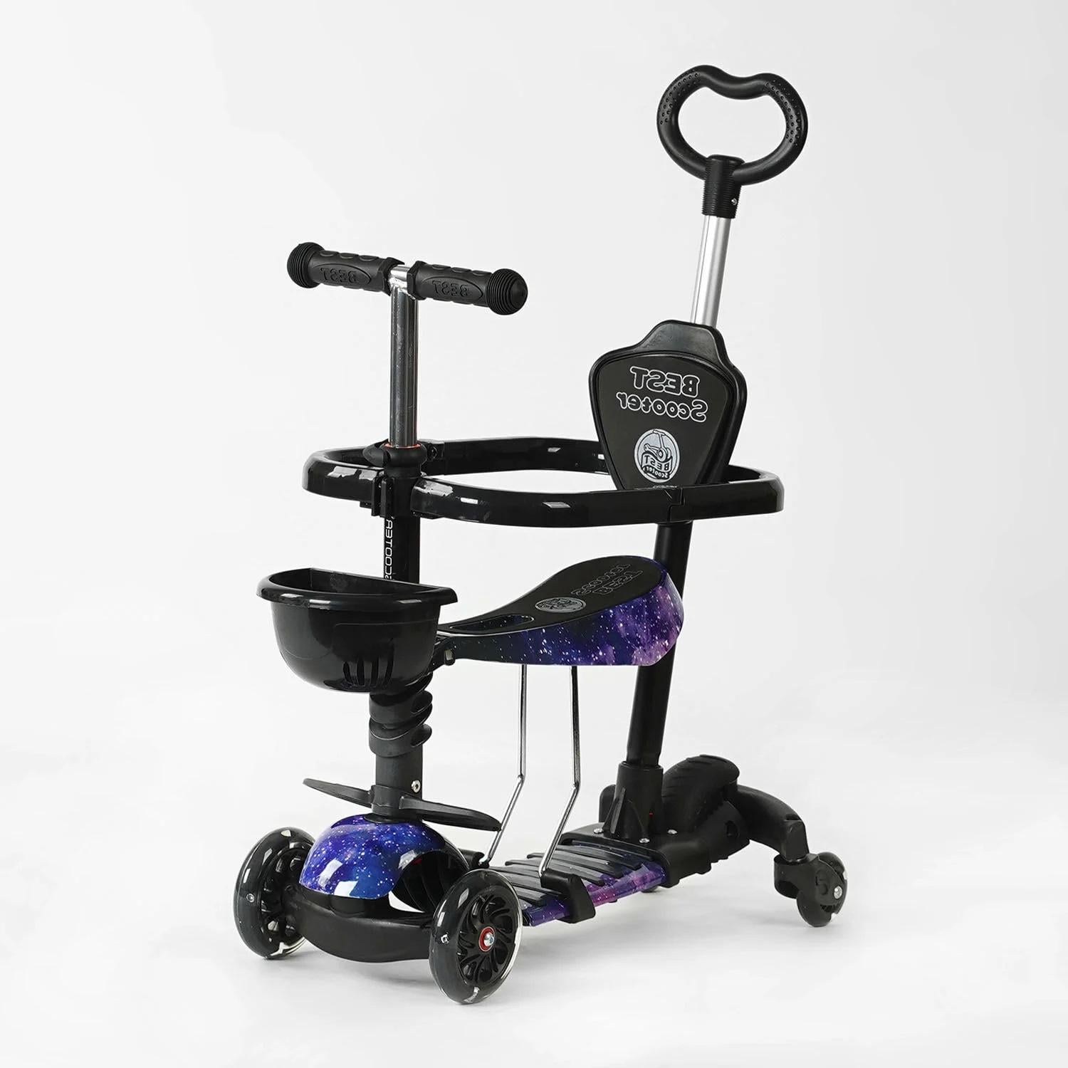 Самокат Best Scooter LS-90225 5в1 Черный (14704986)