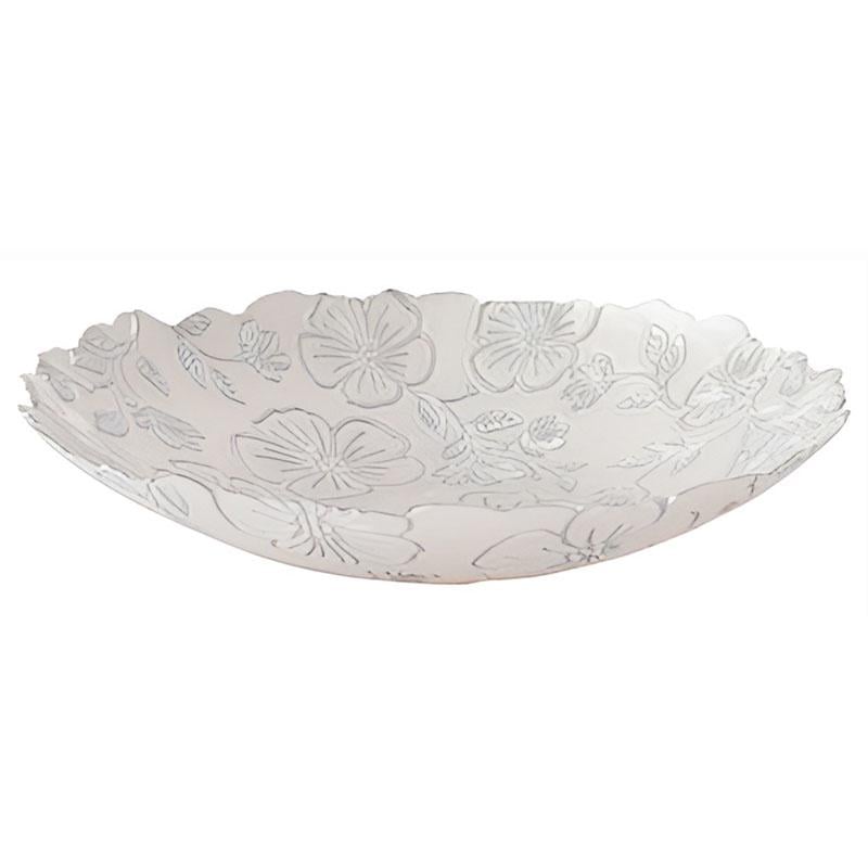 Блюдо стеклянное Easy Life Spring Glass 32 см White (111006854)