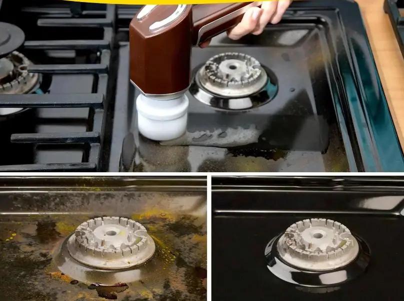 Щітка для прибирання та миття посуду з 5 змінними насадками бездротова електрична USB зарядка (25661245) - фото 4