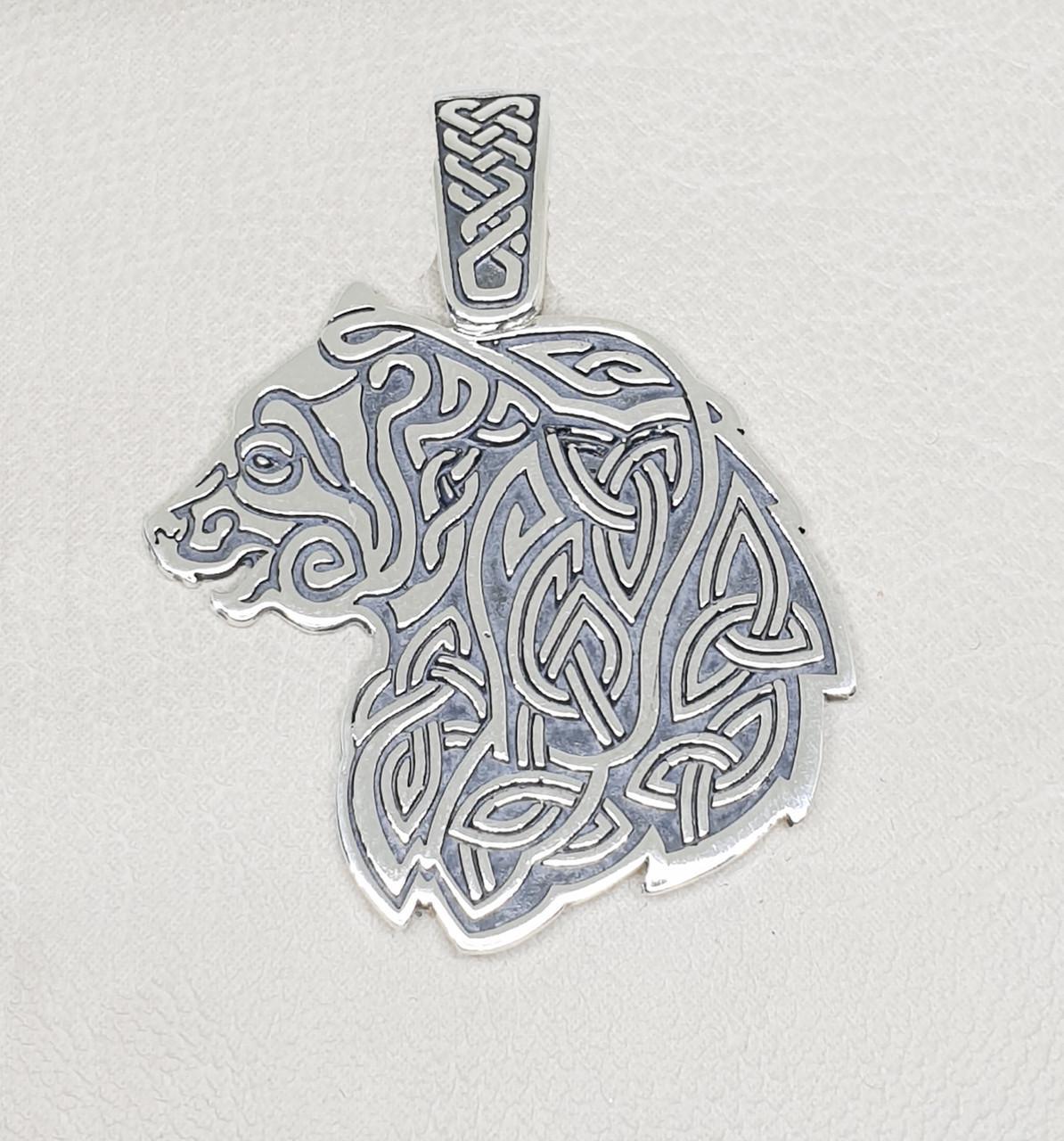 Амулет серебряный Медведь 5,3 г (1425264659)