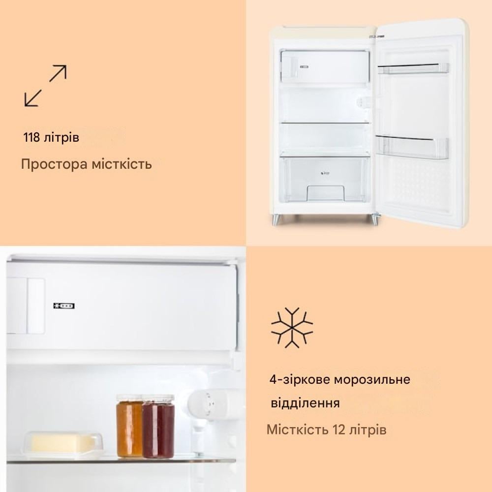 Холодильник KLARSTEIN PopArt (10031419) - фото 2 Холодильник KLARSTEIN PopArt (10031419) - фото 2