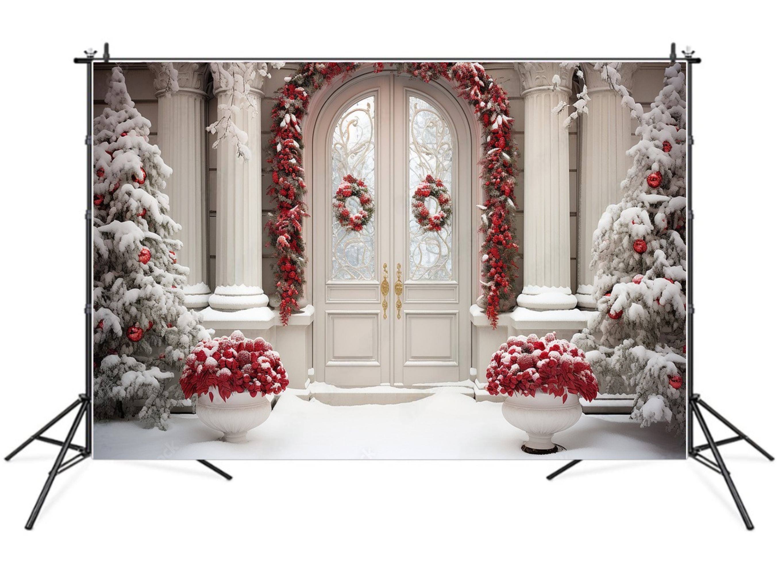 Фотофон вініловий текстурний Gipermag Winter xmas backdrop 250х150 см (7840)