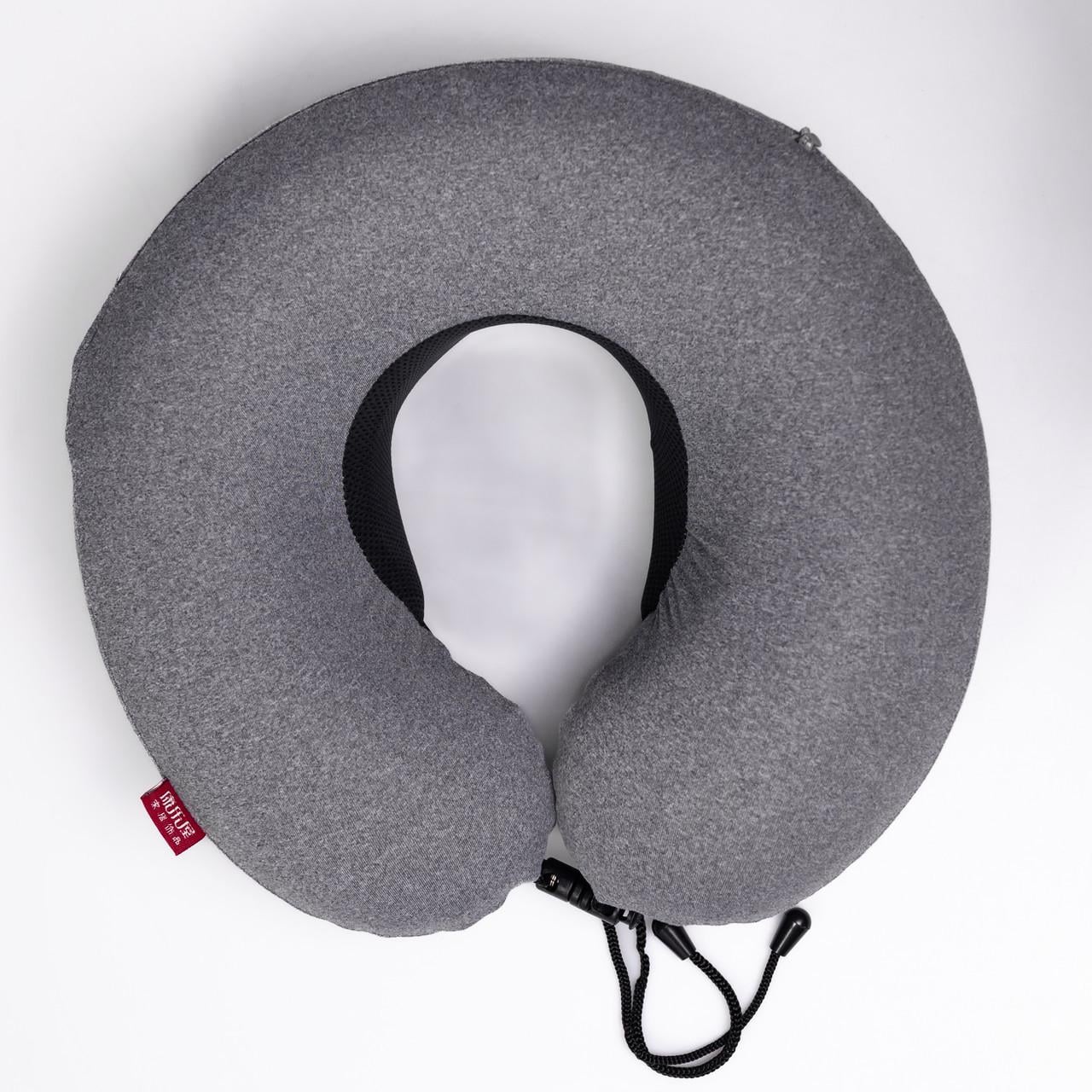 Подушка надувная гибридная для шеи U-образная с Memory Foam и 3D Mesh для путешествий (2827485928)