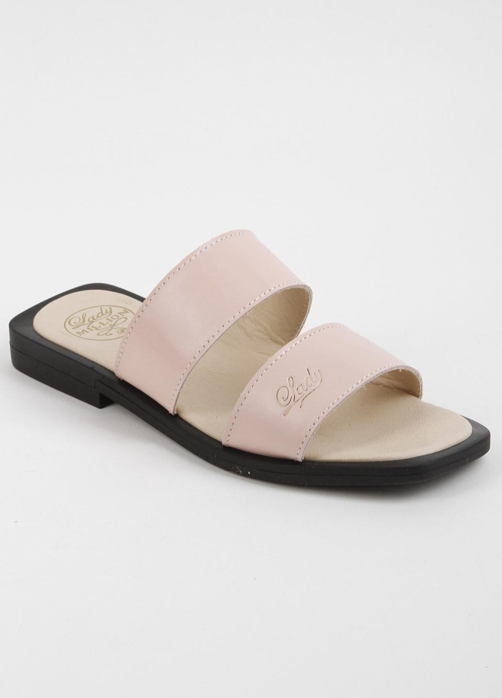Шлепанцы женские кожаные Fashion L65 340134 р. 36 Розовый