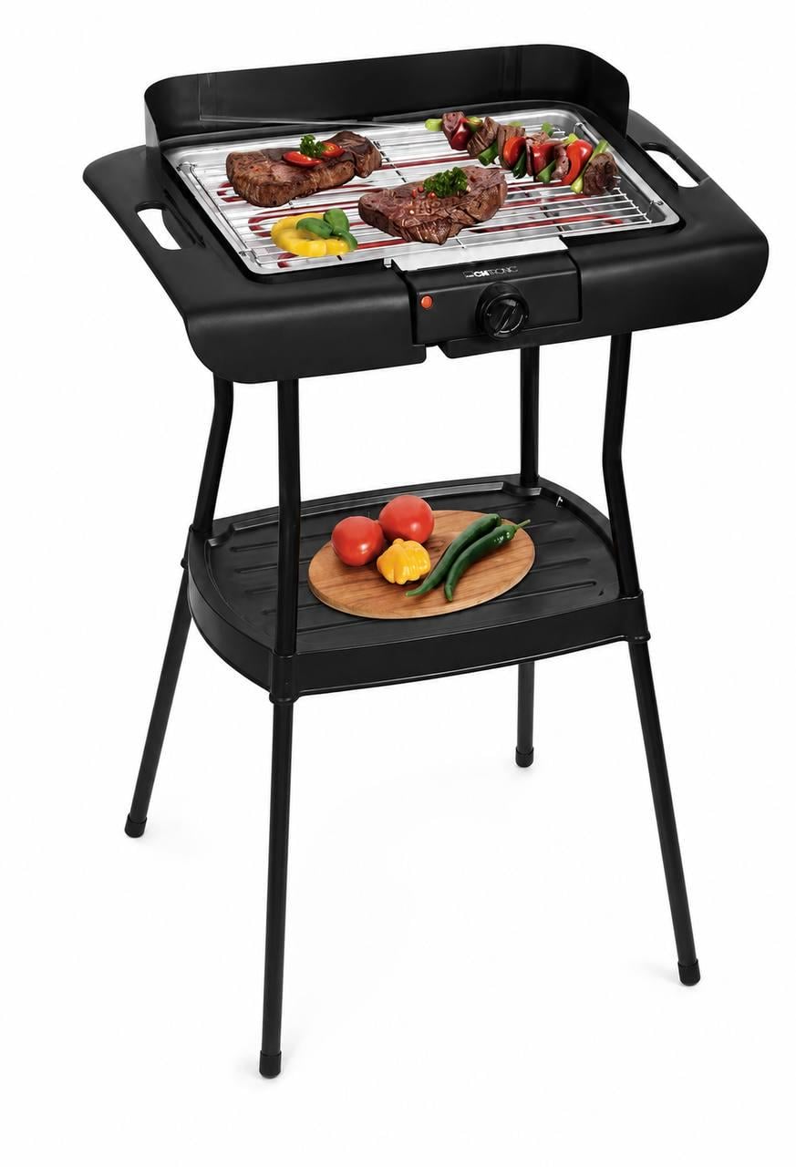 Гриль-барбекю электрический Clatronic BQ 3507 2000 Вт с термостатом/съемной решеткой и поддоном для жира (36812927)