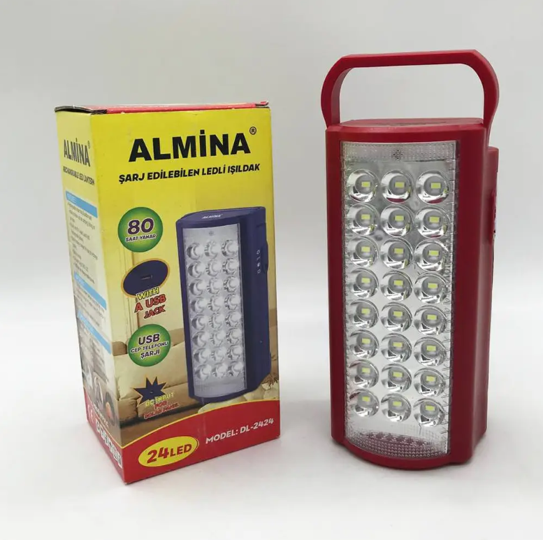 Фонарь переносной аккумуляторный светодиодный с Power Bank 3000 mAh (2479517639)