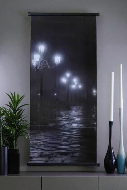 Інфрачервоний обігрівач-картина Сейм Нічна вулиця (wrk-10012)