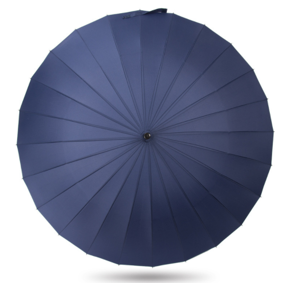 Зонтик-трость SUNROZ Large Umbrella с большим куполом 24 спицы 114 см Темно-синий (SUN7899)