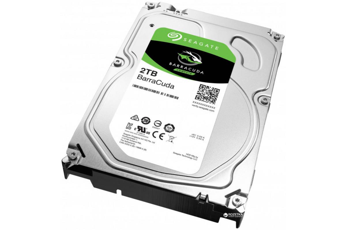 Жорсткий диск внутрішній BarraСuda 2TB SEAGATE HDD 3.5" SATA 3.0 7200RPM (ST2000DM008) - фото 3