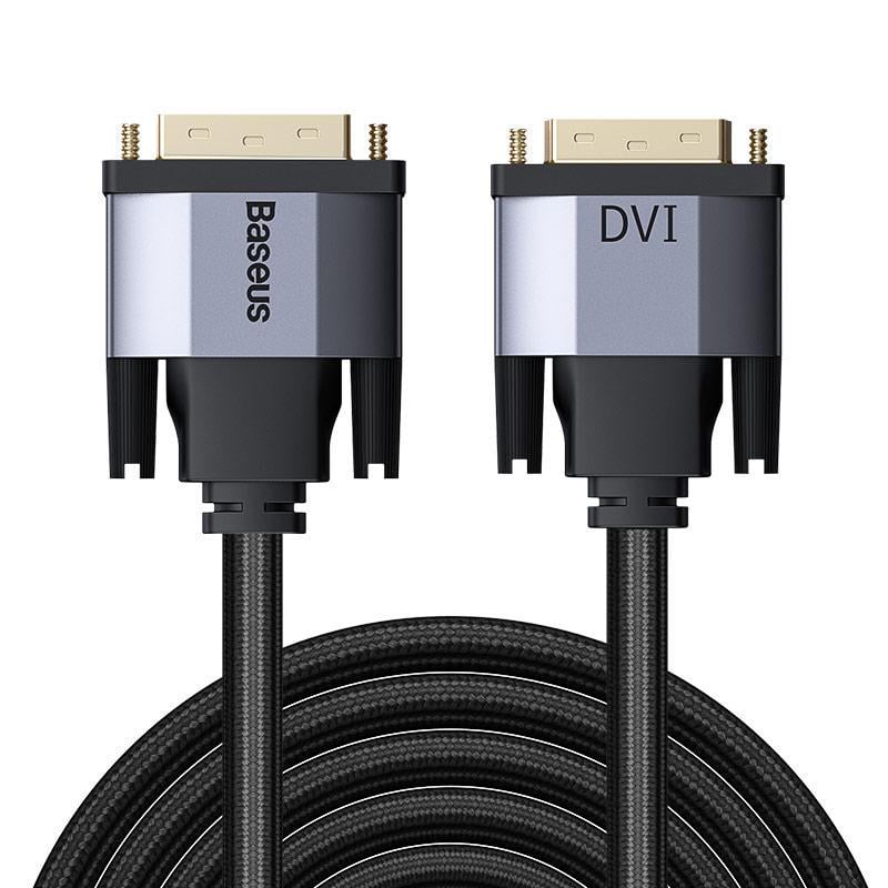 Кабель BASEUS Enjoyment Series DVI Male To DVI Male bidirectional Adapter Cable 3 м Grey