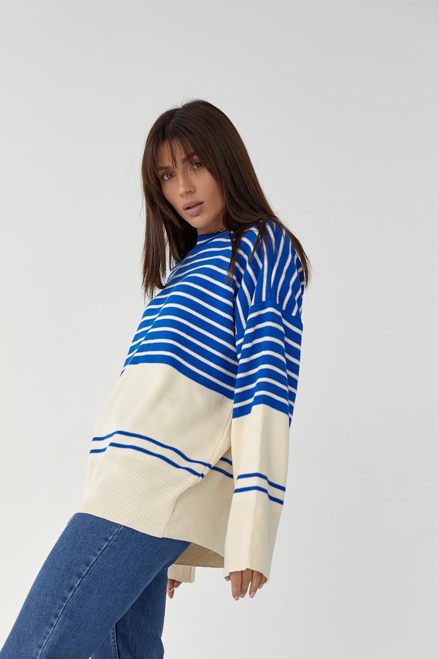 Кофта oversize S Синій (9442192) - фото 5 Кофта oversize S Синій (9442192) - фото 5