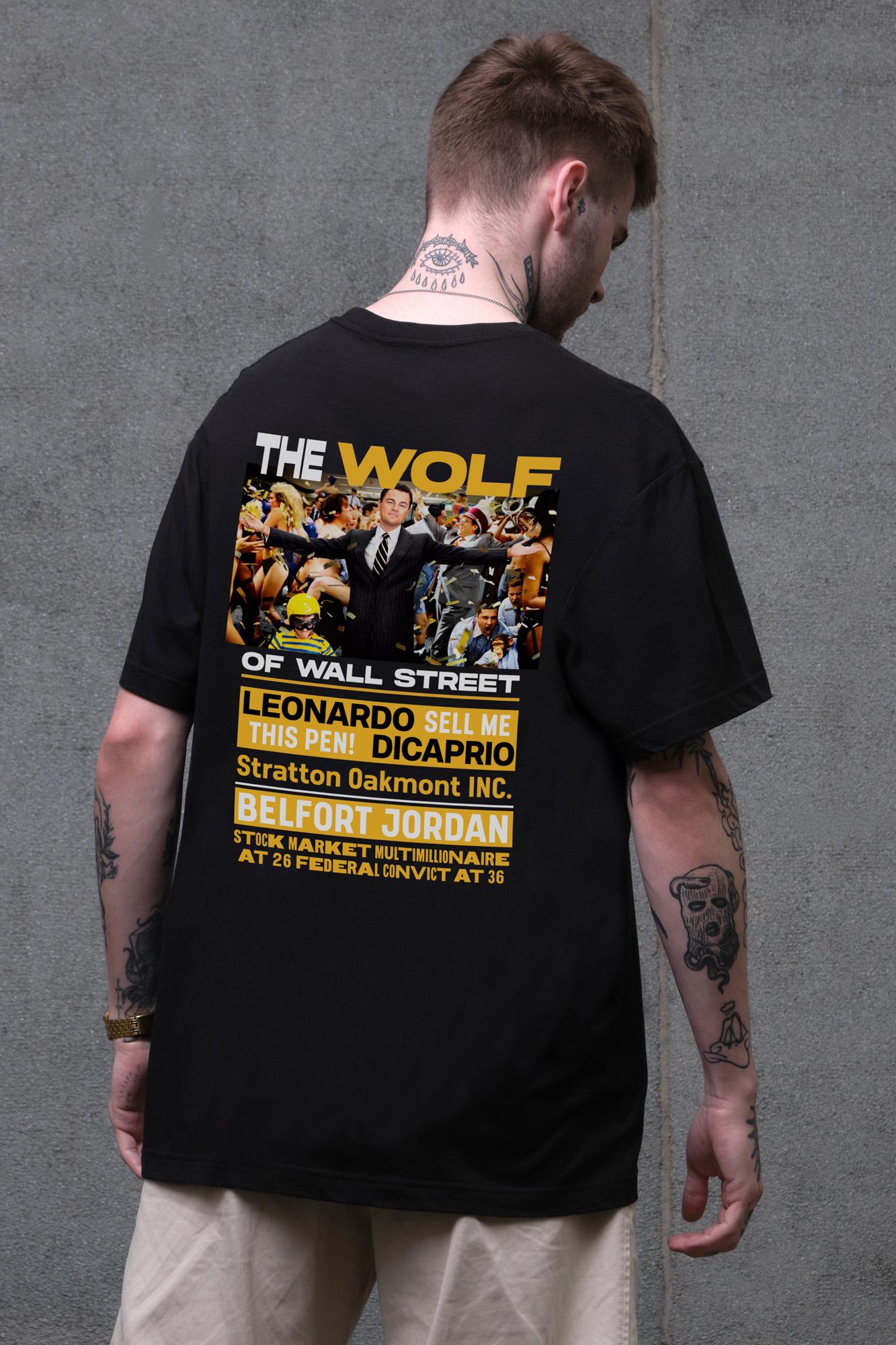 Футболка оверсайз Without З Принтом Wolf S/M Black (S/M8056305 8056306)