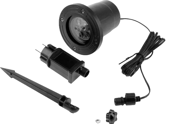 Проектор лазерный PIC-03-12 металлический Black (7208783)