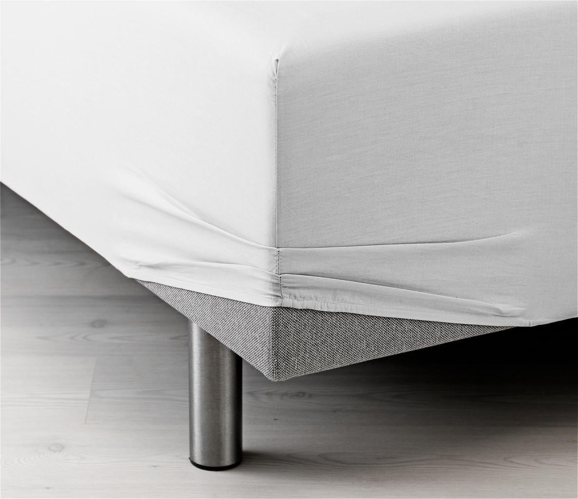 Простынь на резинке 160x200x35 см хлопок Белый Простынь на резинке 160x200x35 см хлопок Белый