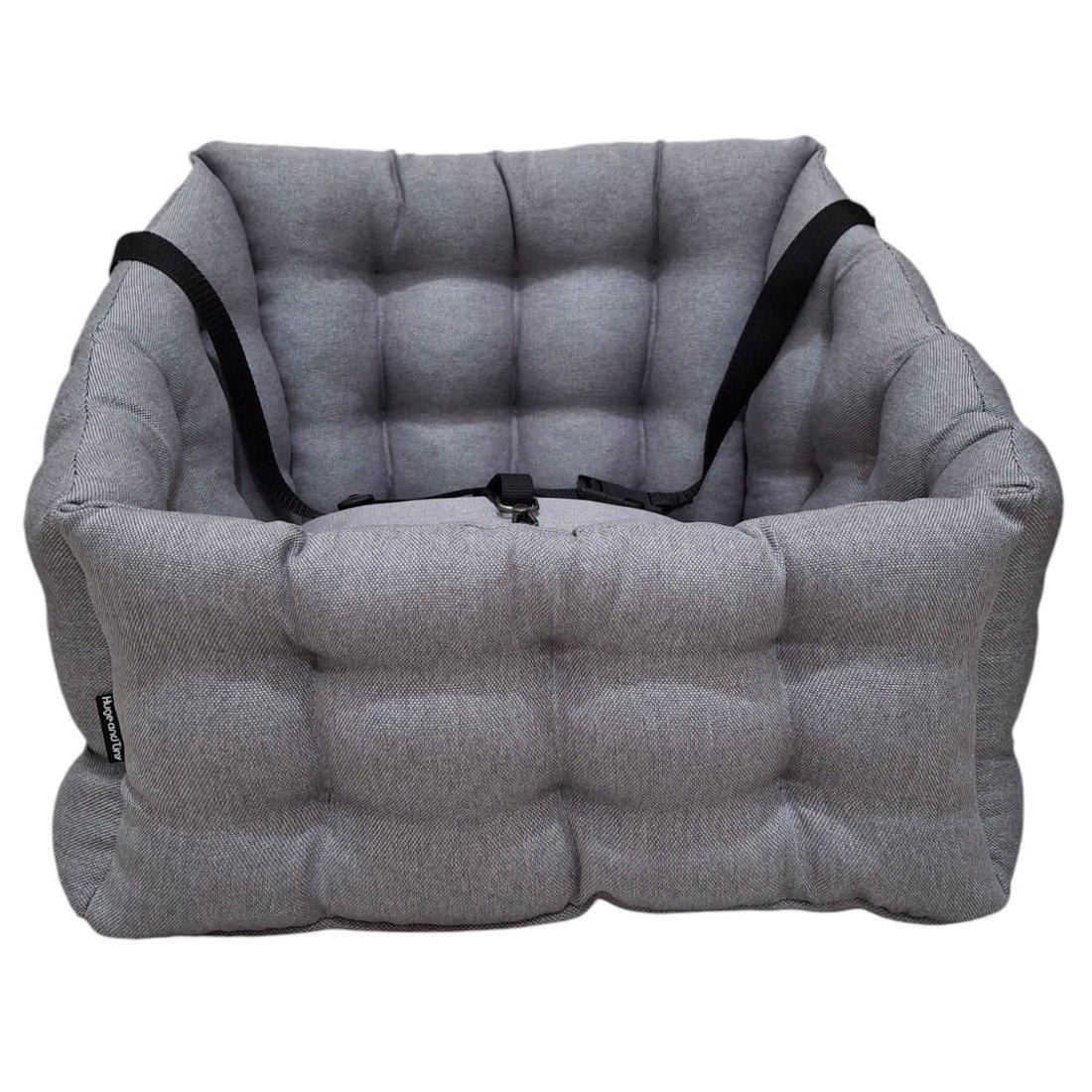 Автомобільне крісло для собак Huge and Tiny зі знімними ременями 50x45 см Світло-сірий - фото 6 Автомобільне крісло для собак Huge and Tiny зі знімними ременями 50x45 см Світло-сірий - фото 6