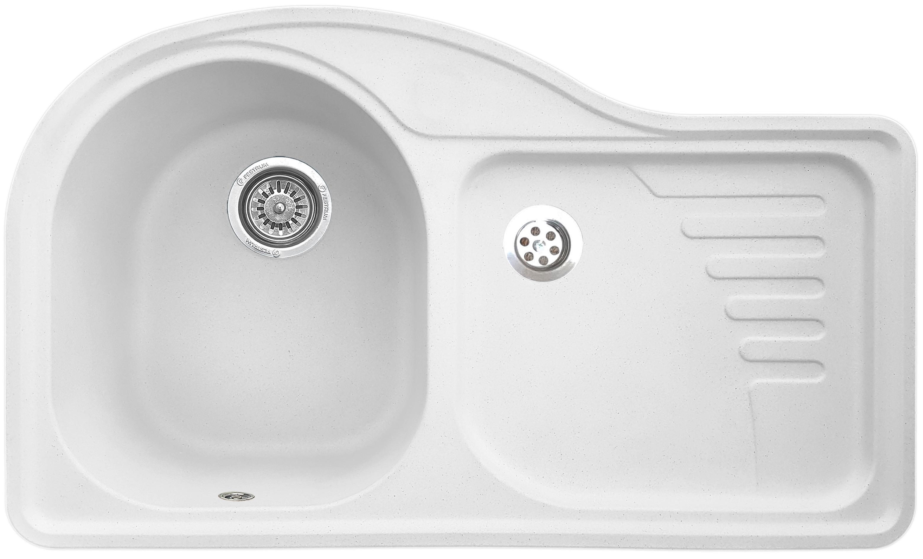 Мойка кухонная Valetti 52N 840x510 мм Белый Мойка кухонная Valetti 52N 840x510 мм Белый