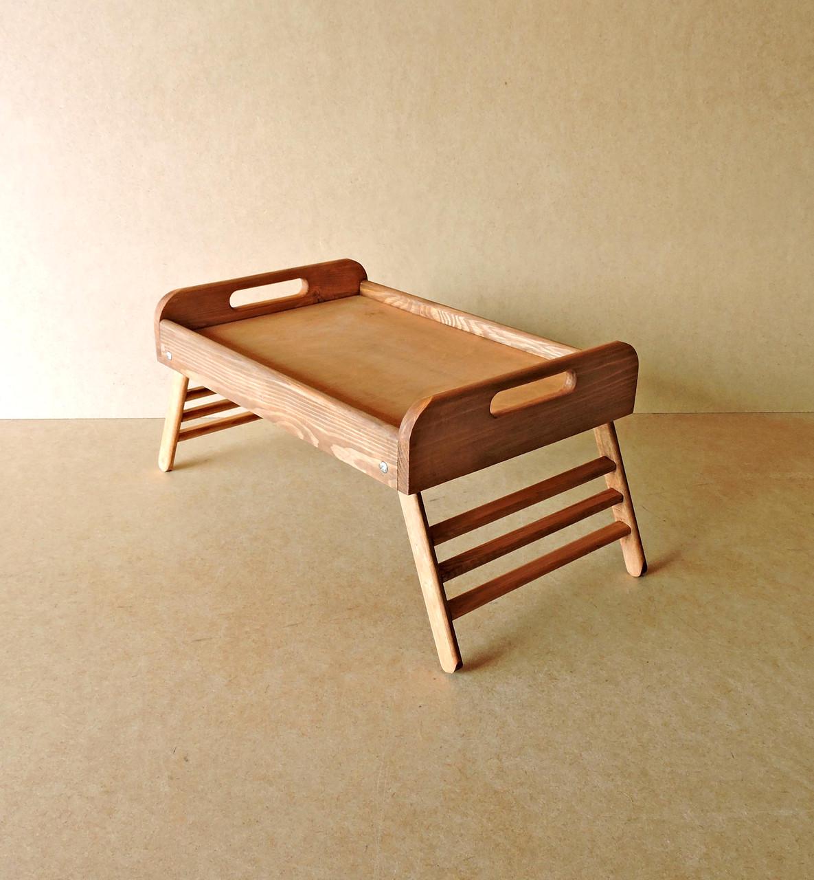 Столик-піднос для сніданку з дерева Вермонт Мускат (СТП-000707) - фото 8 Столик-піднос для сніданку з дерева Вермонт Мускат (СТП-000707) - фото 8