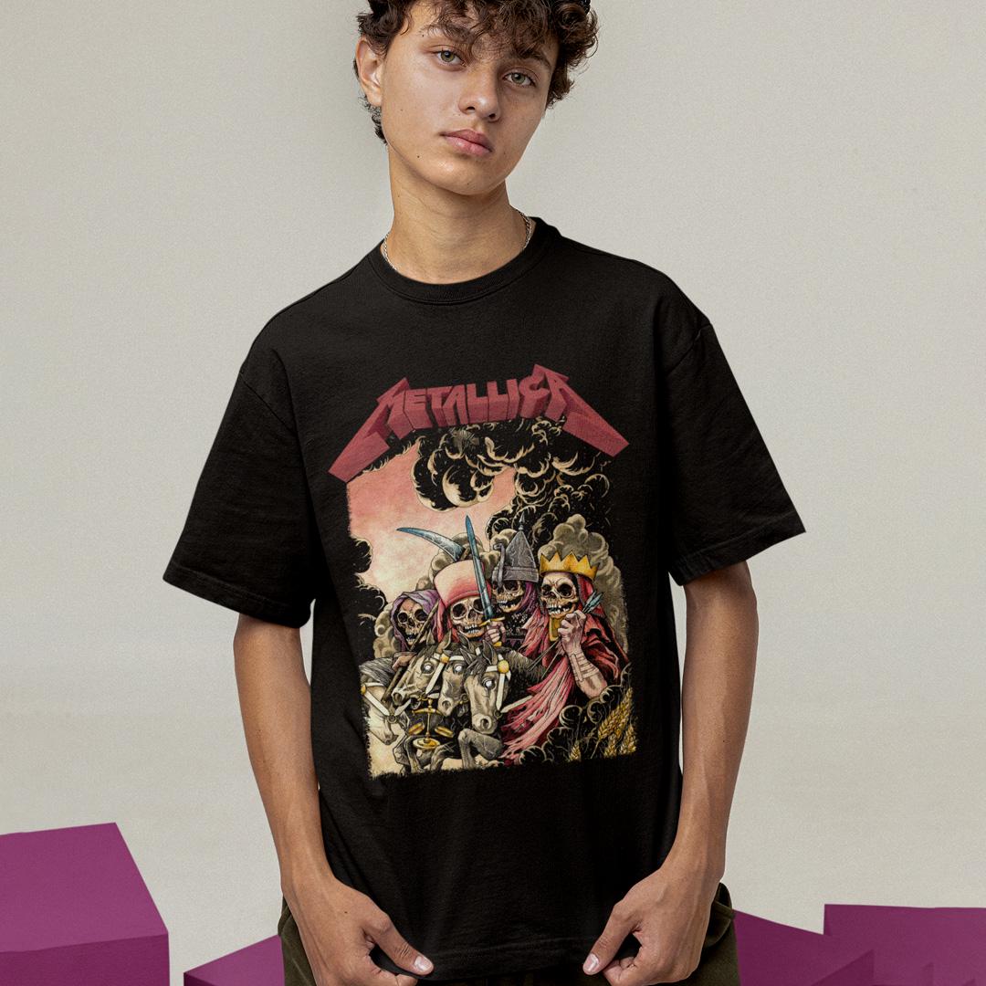 Футболка унисекс Metallica The Four Horsemen XL Черный (32700909)