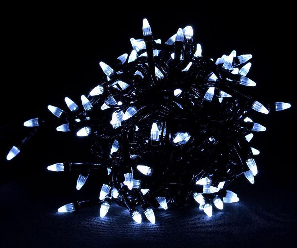 Гірлянда 200W-2 200 LED конус прозорий Білий (47775)