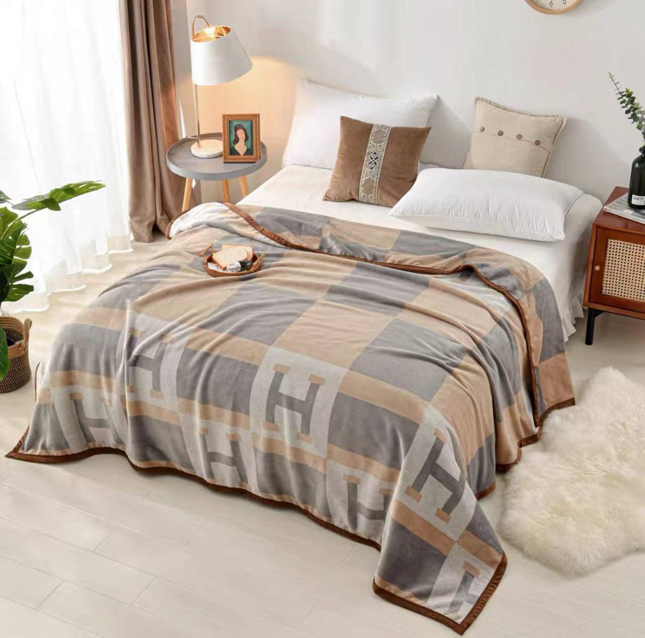 Плед-покрывало Mallory Home велюр 150x200 см Разноцветный (7047-14)