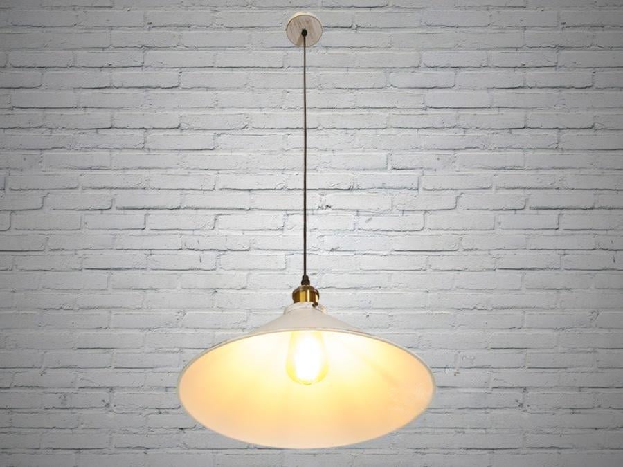 Светильник подвес в стиле Лофт Белый/Золотой (6855-360-WH-G)