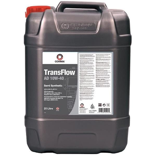 Моторне мастило автомобільне COMMA TRANSFLOW MA 10W-40 20 л (TFMA20L)