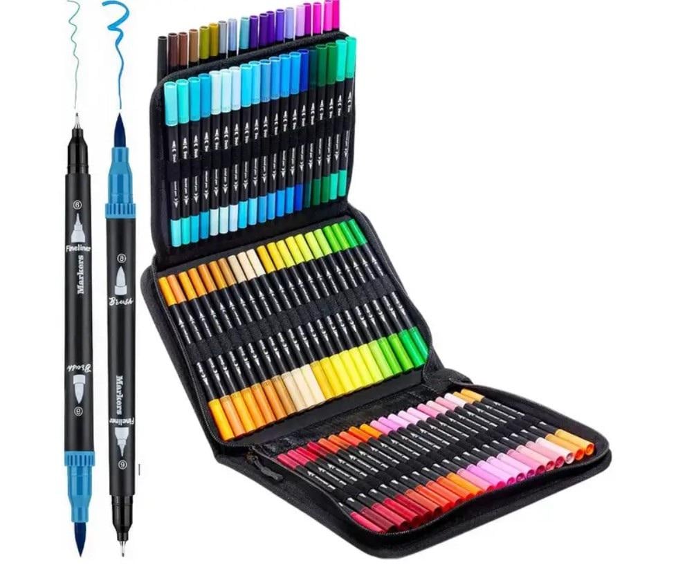 Набор маркеров двухсторонних Dual Brush акварельные с сумкой 80 шт. (25738709) - фото 10 Набор маркеров двухсторонних Dual Brush акварельные с сумкой 80 шт. (25738709) - фото 10