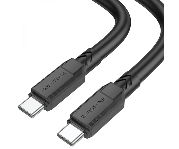 Кабель USB Borofone BX81 Type-C to Type-C 60W 1 м Black