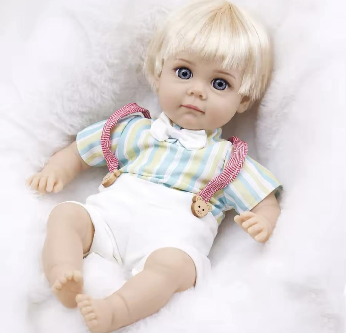 Лялька Bebe Doll хлопчик 35 см з волоссям (40023)