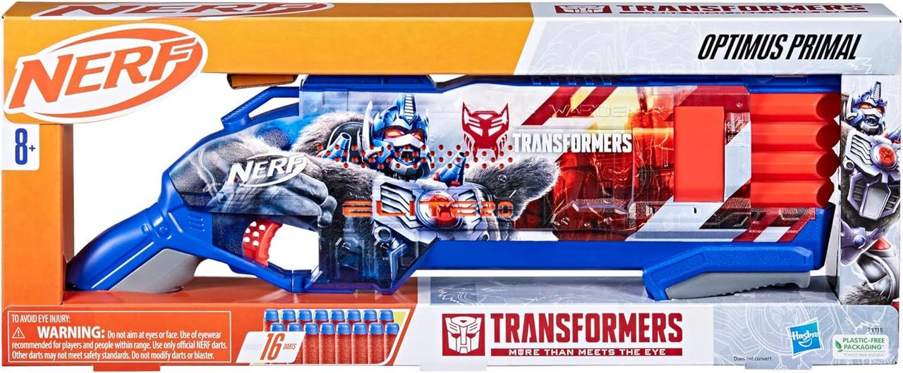 Бластер Nerf Transformers Optimus Primal Dart Blaster - фото 2 Бластер Nerf Transformers Optimus Primal Dart Blaster - фото 2