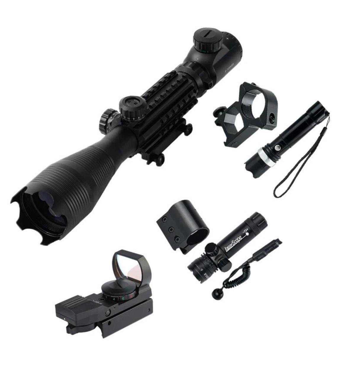 Оптический прицел SFU 4-16x50AOE Combo Weaver/Picatinny с калиматором/лазером/фонарем (sfu-opt-0003) - фото 2 Оптический прицел SFU 4-16x50AOE Combo Weaver/Picatinny с калиматором/лазером/фонарем (sfu-opt-0003) - фото 2