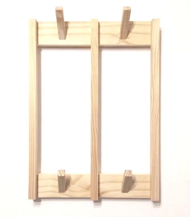 Вешалка для сумок из дерева Поверло 2 Бланже (ВСУ-200501) Вешалка для сумок из дерева Поверло 2 Бланже (ВСУ-200501)