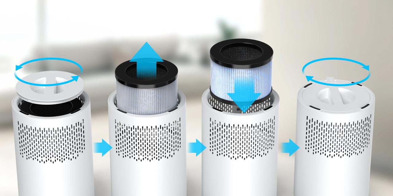 Очисник повітря EvoAir Zuno 3в1 фільтр HEPA активоване вугілля УФ-лампа 3 швидкості Білий - фото 6