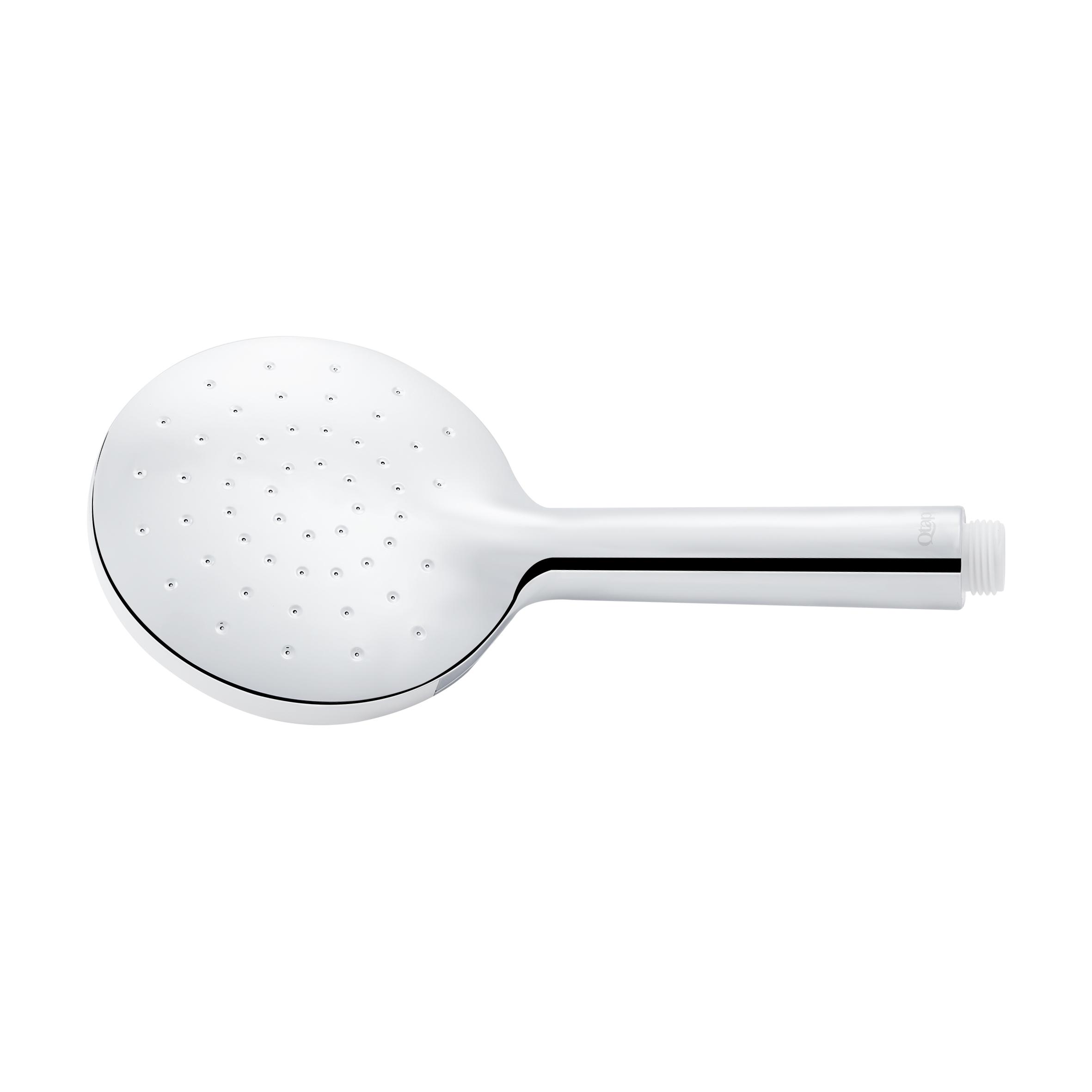 Душевая лейка Q-tap Rucni A120O1ZCC QTRUCA120O1ZCC однорежимная 120 мм Хром (77887)