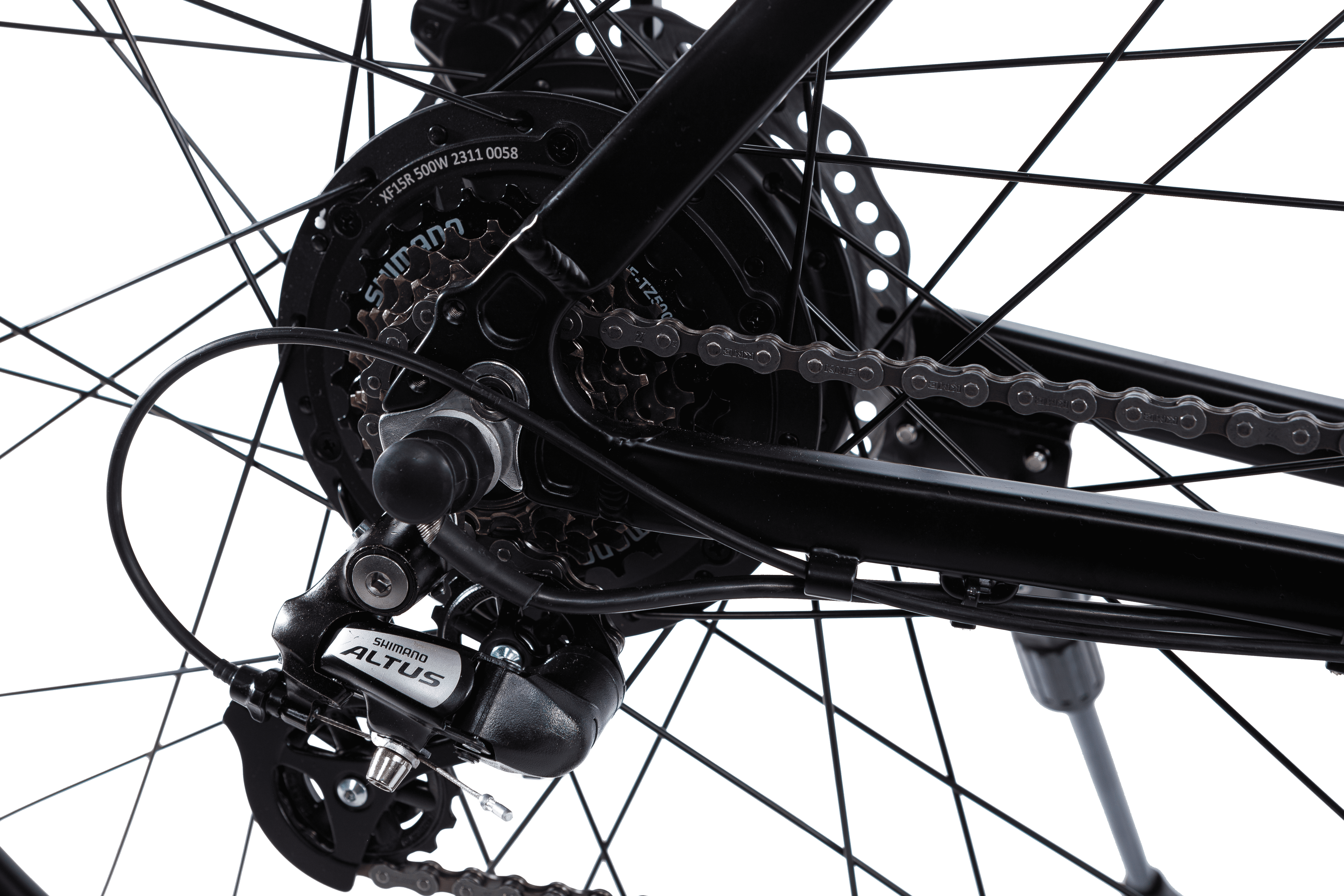 Электровелосипед WENDAT MTB со встроенной съемной батареей и гидравлические тормоза 29"/19" 36V/23Ah/500W Черно-зеленый (WENMTB-293623500-BLGR) - фото 4 Электровелосипед WENDAT MTB со встроенной съемной батареей и гидравлические тормоза 29"/19" 36V/23Ah/500W Черно-зеленый (WENMTB-293623500-BLGR) - фото 4